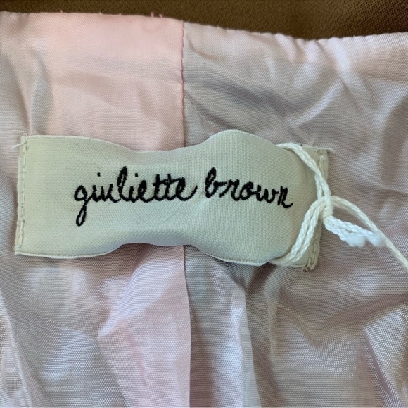 NWT Giuliette Brown Double-Breasted Blazer - Picture 8 of 13